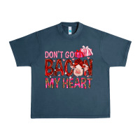 Midnight Navy dont go bacon my heart Urban Heavy Tee - NancyCooperArtShop