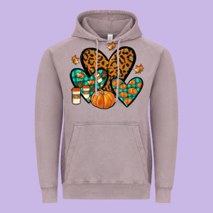 Love Fall Vintage Hoodie Designed By Jahusdesignshop