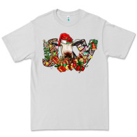 Dove Grey christmas joy cow Premium Tee - CowhideDigitalArt