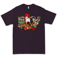 Plum christmas joy cow Premium Tee - CowhideDigitalArt