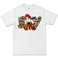 White christmas joy cow Premium Tee - CowhideDigitalArt