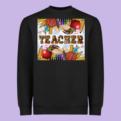 Western Teacher Heavyweight Sweatshirt Designed By Lillyallendesigns
