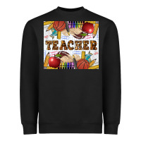 Black Western Teacher Heavyweight Sweatshirt - LillyAllenDesigns