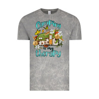 Cloud Rock camping is my therapy Vintage Tee - BarkalooDesign