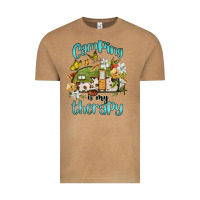 Vintage Camel camping is my therapy Vintage Tee - BarkalooDesign