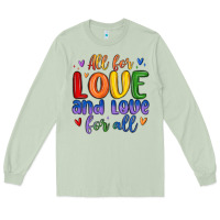 Matcha all for love and love for all Long Sleeve Tee - MaliasSmallBusiness