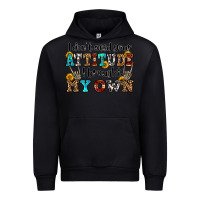 Black i don't need your attitude i brought my own olivia Urban Hoodie - OliviaCreatesArt