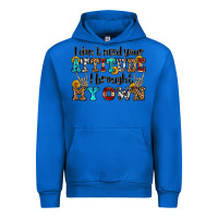 Cobalt i don't need your attitude i brought my own olivia Urban Hoodie - OliviaCreatesArt