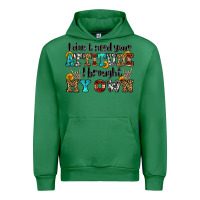 Emerald i don't need your attitude i brought my own olivia Urban Hoodie - OliviaCreatesArt