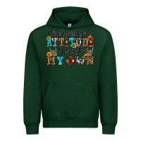 Forest Green i don't need your attitude i brought my own olivia Urban Hoodie - OliviaCreatesArt