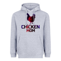 Heather Grey Chicken Mom Heavyweight Hoodie - Bettercallsaul