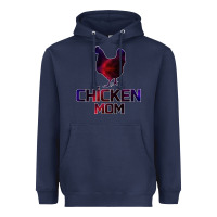 Navy Chicken Mom Heavyweight Hoodie - Bettercallsaul