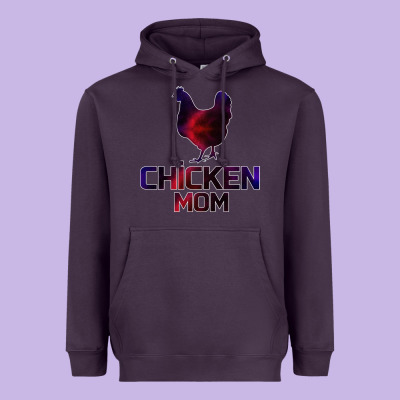 Chicken Mom Heavyweight Hoodie Designed By Bettercallsaul