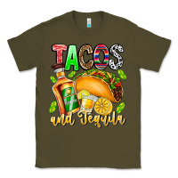 Army Green Tacos And Tequila Classic Tee - CowhideDigitalArt