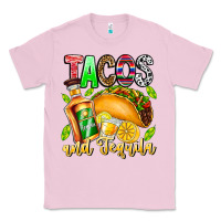 Bubblegum Pink Tacos And Tequila Classic Tee - CowhideDigitalArt