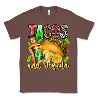Chestnut Tacos And Tequila Classic Tee - CowhideDigitalArt