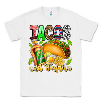White Tacos And Tequila Classic Tee - CowhideDigitalArt