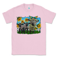 Bubblegum Pink cute hempshire sheep family Classic Tee - LillyAllenDesigns