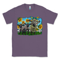 Lavender cute hempshire sheep family Classic Tee - LillyAllenDesigns