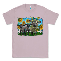 Lilac cute hempshire sheep family Classic Tee - LillyAllenDesigns