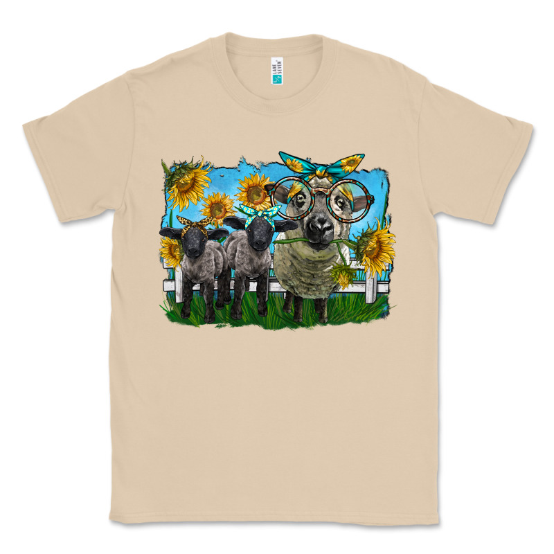 Cute Hempshire Sheep Family Classic Tee by LillyAllenDesigns | Teevron