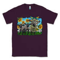 Plum cute hempshire sheep family Classic Tee - LillyAllenDesigns