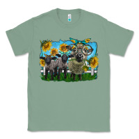 Sage cute hempshire sheep family Classic Tee - LillyAllenDesigns