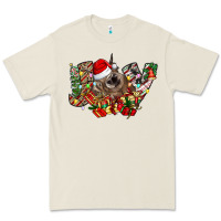 Bone christmas joy highland cow Premium Tee - CowhideDigitalArt