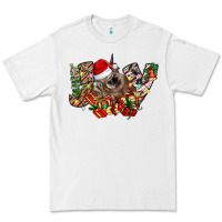 White christmas joy highland cow Premium Tee - CowhideDigitalArt