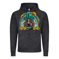 Vintage Black western pitbull rainbow Vintage Hoodie - Artiststas