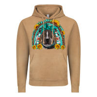 Vintage Camel western pitbull rainbow Vintage Hoodie - Artiststas