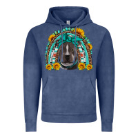 Vintage Denim western pitbull rainbow Vintage Hoodie - Artiststas