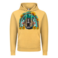 Vintage Mustard western pitbull rainbow Vintage Hoodie - Artiststas