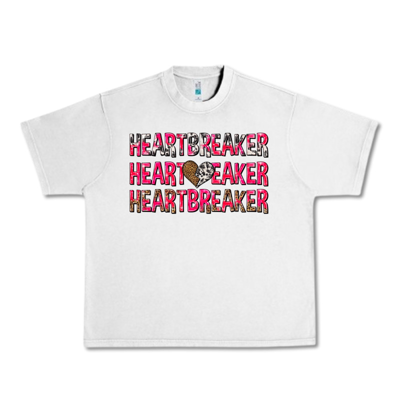 Heartbreaker With Leopard And Cowhide Urban Heavy Tee by NancyCooperArtShop | Teevron