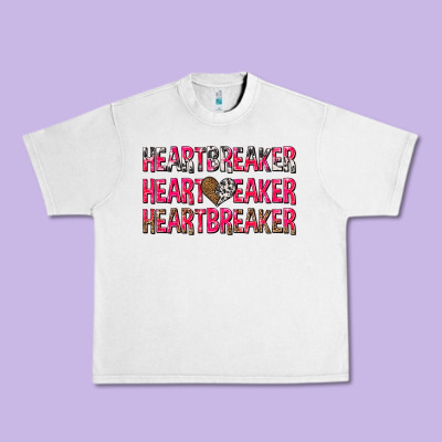 Heartbreaker With Leopard And Cowhide Urban Heavy Tee Designed By Nancycooperartshop