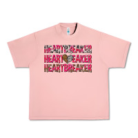 Salmon heartbreaker with leopard and cowhide Urban Heavy Tee - NancyCooperArtShop