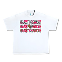 White heartbreaker with leopard and cowhide Urban Heavy Tee - NancyCooperArtShop