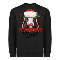 Black you serious clark baby cow Heavyweight Sweatshirt - Jasminsmagicworld