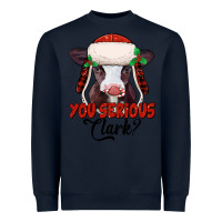 Navy you serious clark baby cow Heavyweight Sweatshirt - Jasminsmagicworld