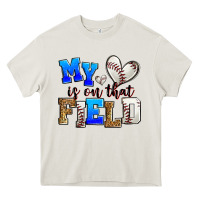 Cream my heart is on that field baseball Heavy Core Tee - Zillion Design Studio