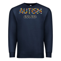 Navy Autism mom Premium Sweatshirt - Bettercallsaul