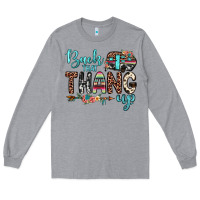 Heather Grey back that thang up Long Sleeve Tee - JahusDesignShop