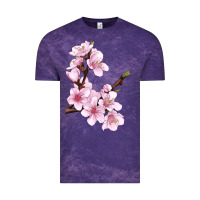 Cloud Purple Peach Blossom Vintage Tee - LillyAllenDesigns