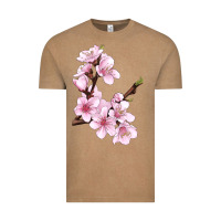 Vintage Coffee Peach Blossom Vintage Tee - LillyAllenDesigns