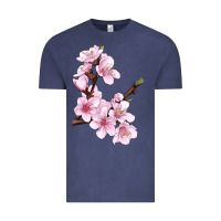 Vintage Denim Peach Blossom Vintage Tee - LillyAllenDesigns