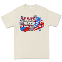 Flip Flops Fireworks & Freedom 4th Of July Premium Tee | Teevron