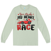 Matcha you make my heart race valentine's day Long Sleeve Tee - MaliasSmallBusiness