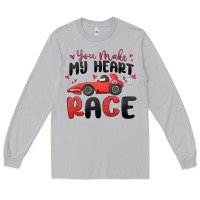Moon Dust you make my heart race valentine's day Long Sleeve Tee - MaliasSmallBusiness