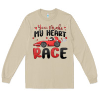 Mushroom you make my heart race valentine's day Long Sleeve Tee - MaliasSmallBusiness