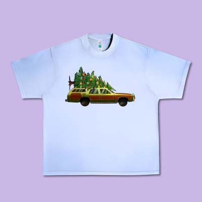 Christmas Vacation Car Urban Heavy Tee Designed By Jasminsmagicworld